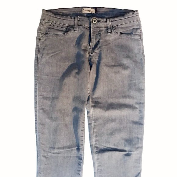 Grey Slim-Fit Straight Leg Jeans - Picture 2 of 6